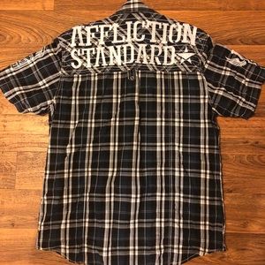 Men’s Affliction button up shirt